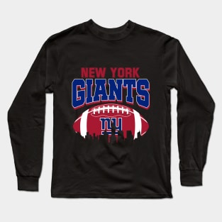 New York Giant Footbal Retro NY Long Sleeve T-Shirt